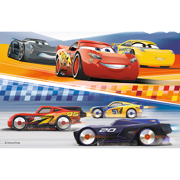 Puzzle 54 mini - Cursa nebună (Cars 3)