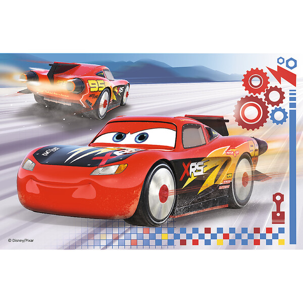 Puzzle 54 mini - Cursa nebună (Cars 3)
