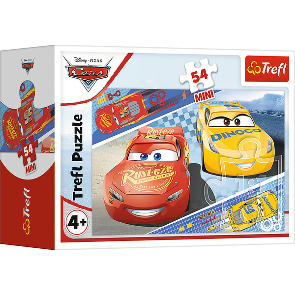 Puzzle 54 mini - Cursa nebună (Cars 3)