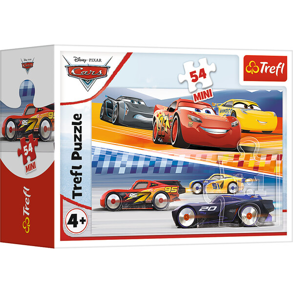 Puzzle 54 mini - Cursa nebună (Cars 3)