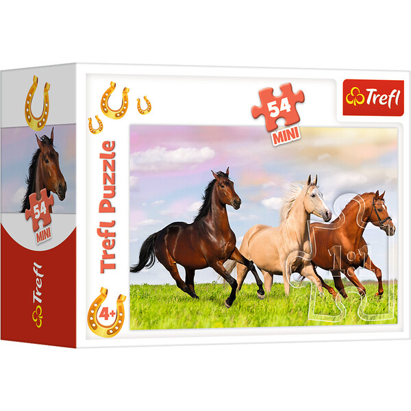 Puzzle 54 mini - Lumea cailor