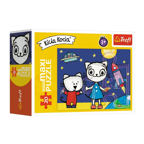 Puzzle -  miniMaxi Kittykit 20 piese, (as.)