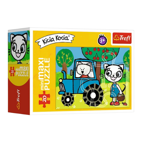 Puzzle -  miniMaxi Kittykit 20 piese, (as.)