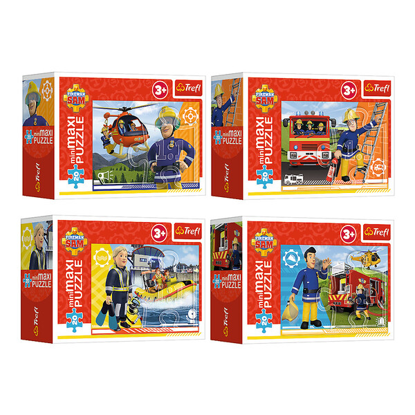 Puzzle 20 miniMaxi - Pompierul Sam eroic