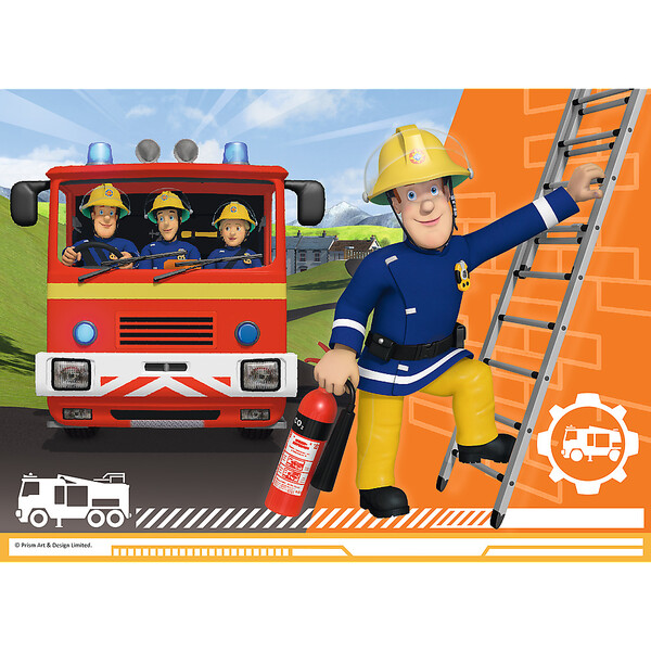 Puzzle 20 miniMaxi - Pompierul Sam eroic