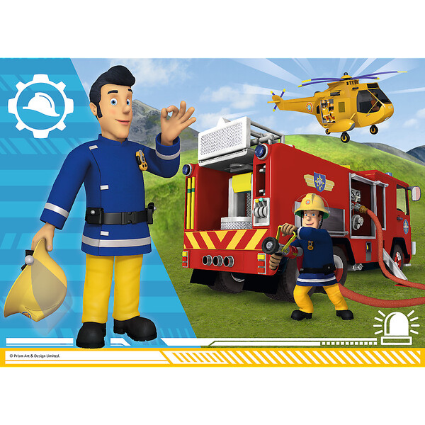 Puzzle 20 miniMaxi - Pompierul Sam eroic
