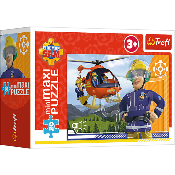 Puzzle 20 miniMaxi - Pompierul Sam eroic