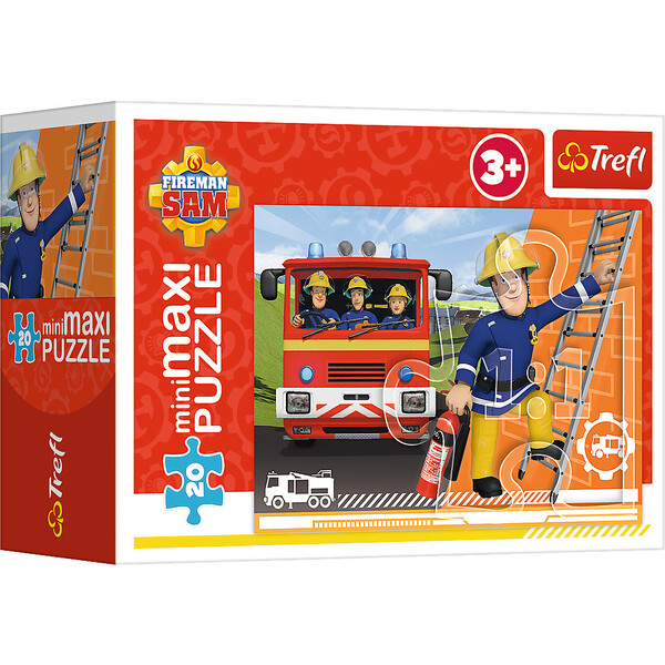 Puzzle 20 miniMaxi - Pompierul Sam eroic