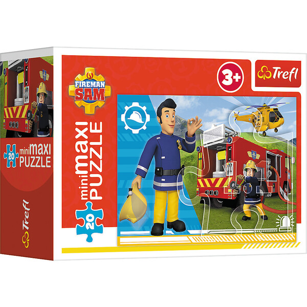 Puzzle 20 miniMaxi - Pompierul Sam eroic