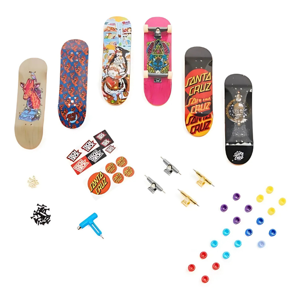 Set pentru crearea și personalizarea mini-skateboardurilor, (as.)