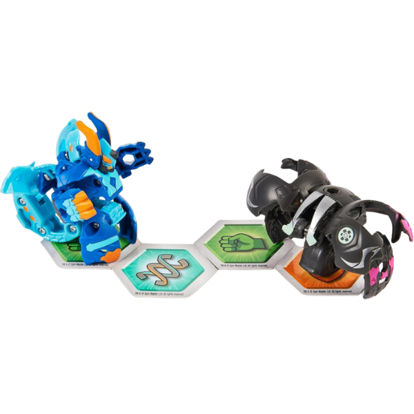 Set Bakugan 2în1 în Cutie Metalică Bakugan Tin