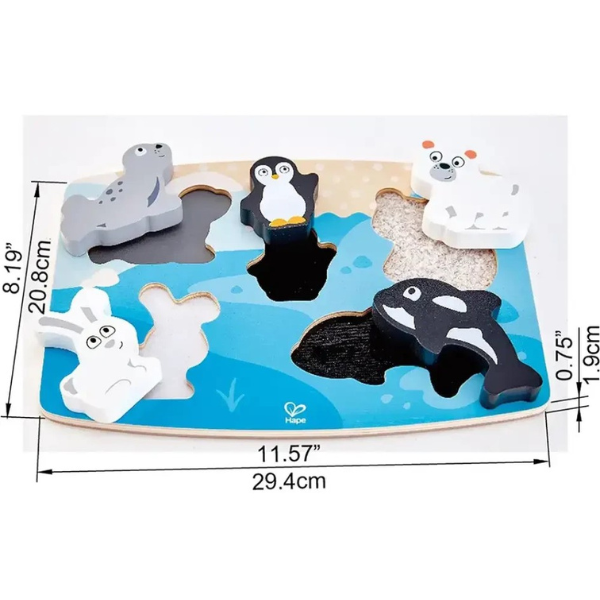 Puzzle tactil – inserție 