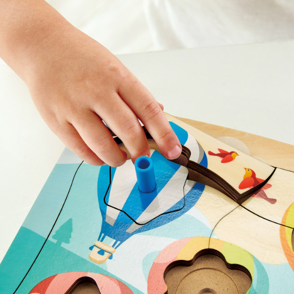 Puzzle tactil – inserție 