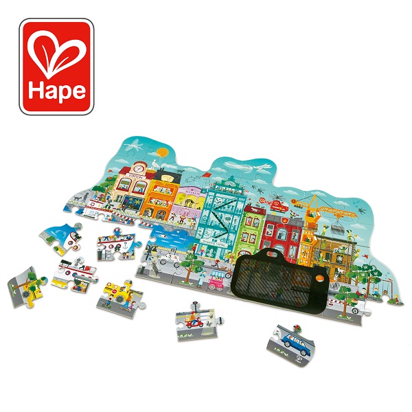 Puzzle Orașul animat