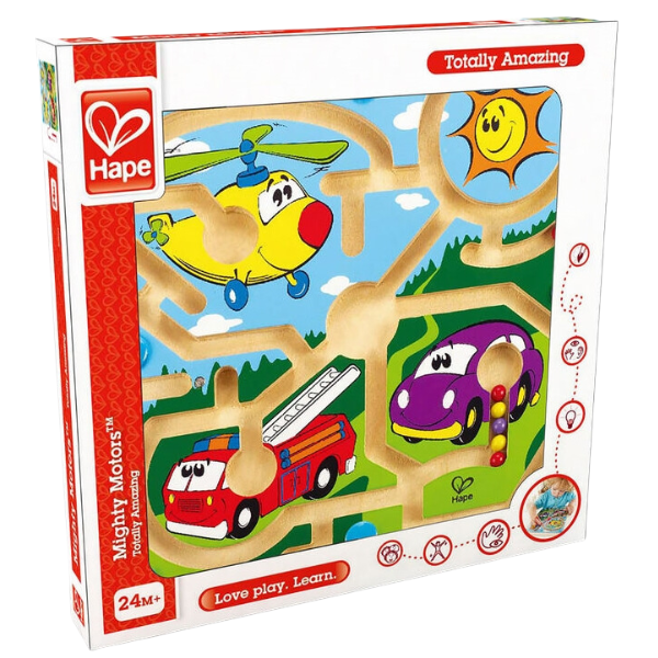 Joc educativ Labirint magnetic «Motoare Puternice»