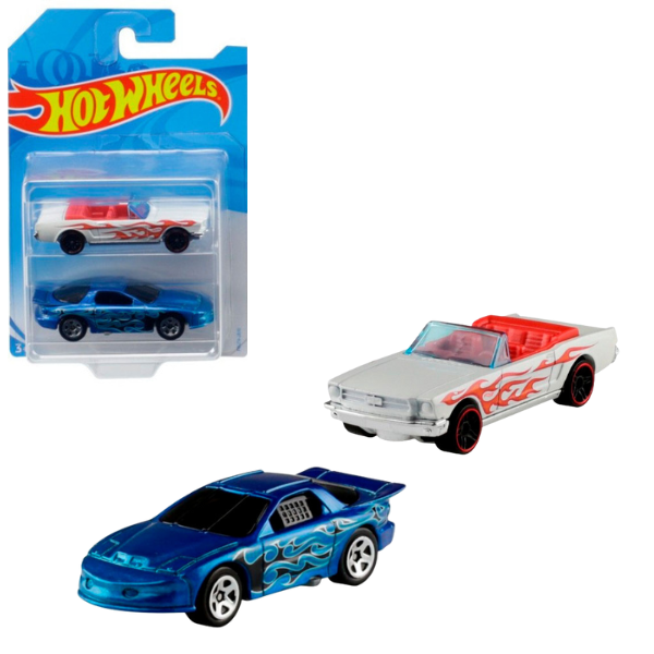 Hot Wheels Set 2 mașini de bază (asortiment)