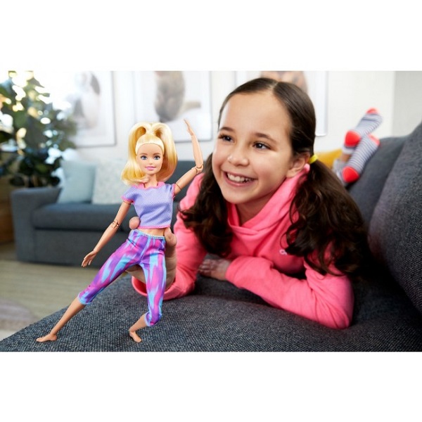 Кукла Barbie с белыми волосами “Безграничные движения”
