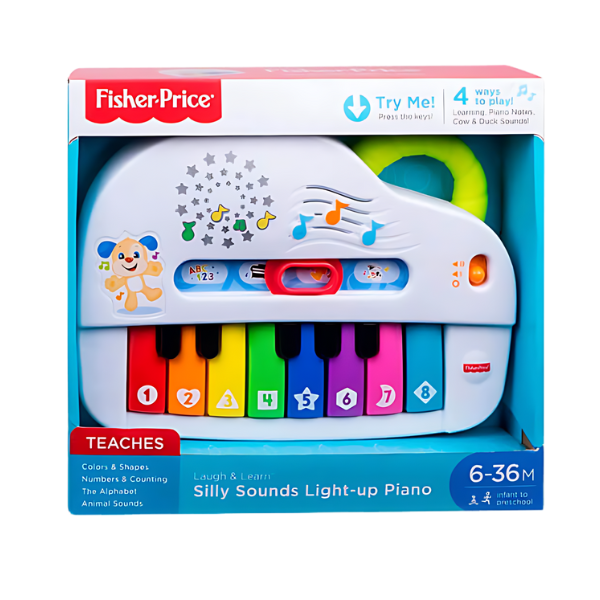 Jucărie muzicală în limba română ”Pian” de la Fisher-Price