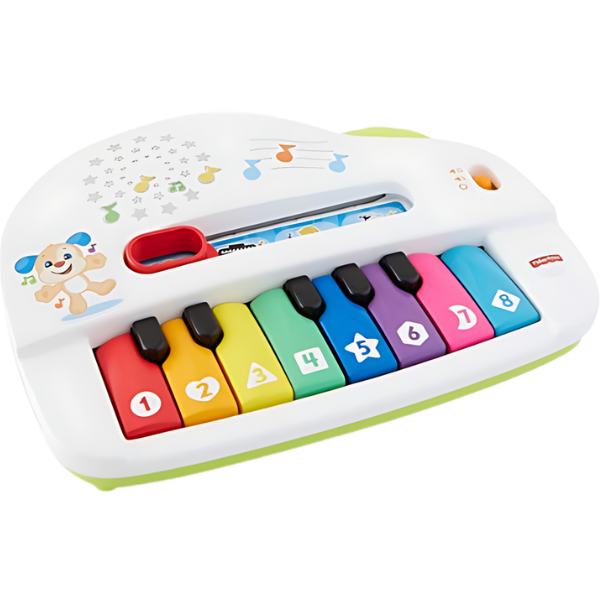 Jucărie muzicală în limba română ”Pian” de la Fisher-Price