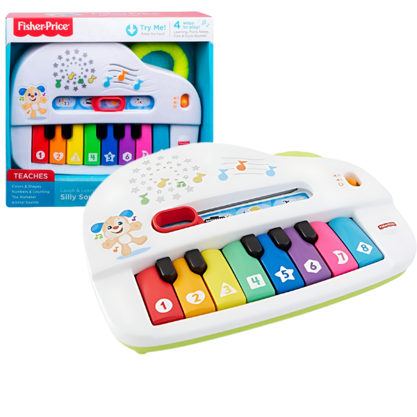 Jucărie muzicală în limba română ”Pian” de la Fisher-Price