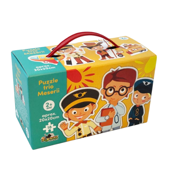 Puzzle trio Noriel – Meserii, 18 elem.