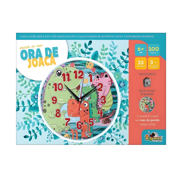 Puzzle cu ceas 