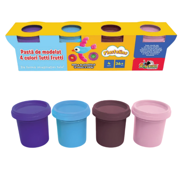 Cumpara  Aluat și nisip - Pastă de modelat Tutti Frutti – Plastelino, 4..