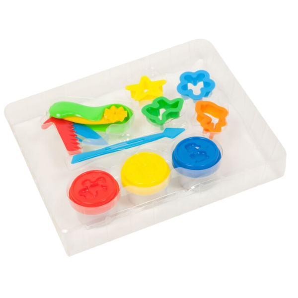 Set de forme și plastilină – Plastelino