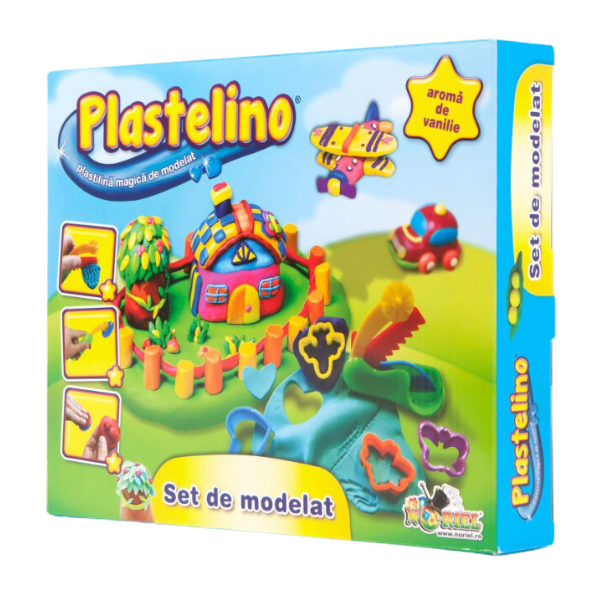 Set de forme și plastilină – Plastelino