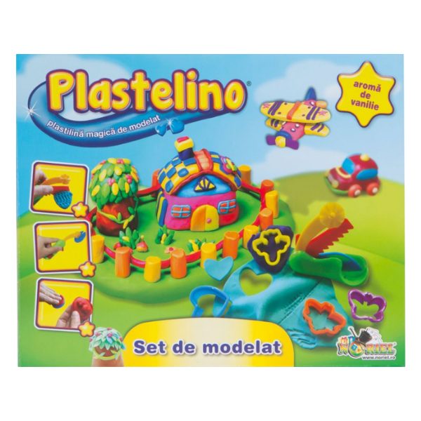 Set de forme și plastilină – Plastelino