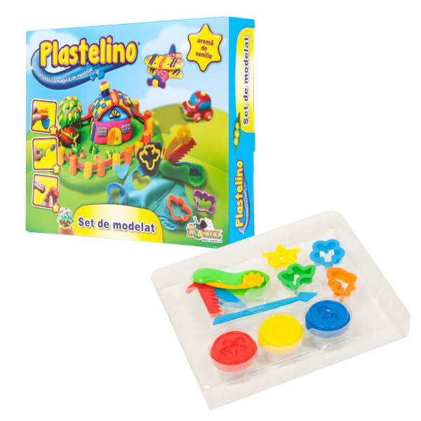 Cumpara  Aluat și nisip - Set de forme și plastilină – Plastelino..