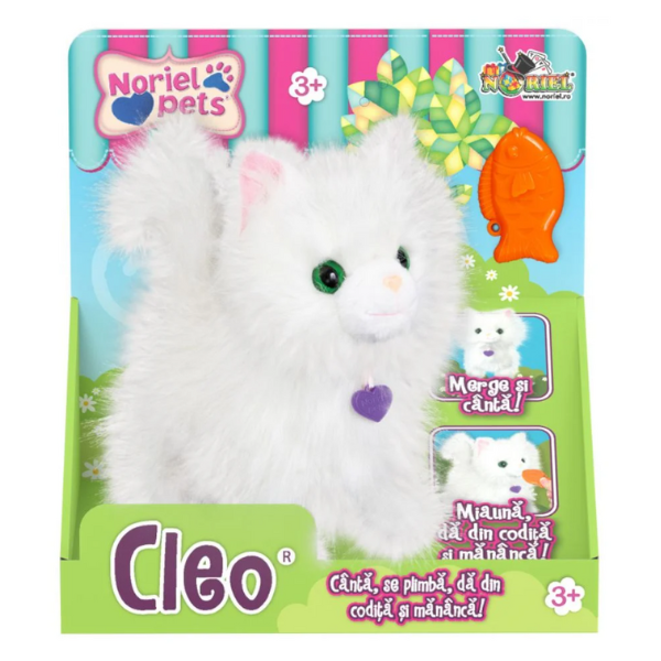 Интерактивная плюшевая игрушка – Кошечка Cleo, Noriel Pets