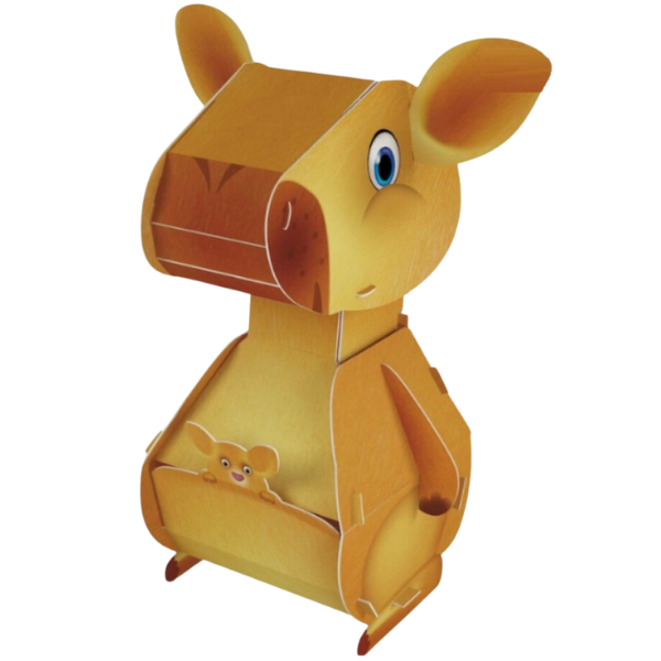Mini Puzzle 3D – Cangur, 14 elem.