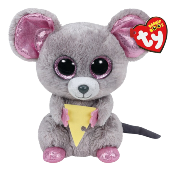 Șoricelul Squeery cu cașcaval 15 cm (Beanie Boos)