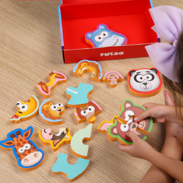 Set de Puzzle pentru Bebeluși, 9 elem.