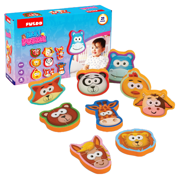 Set de Puzzle pentru Bebeluși, 9 elem.