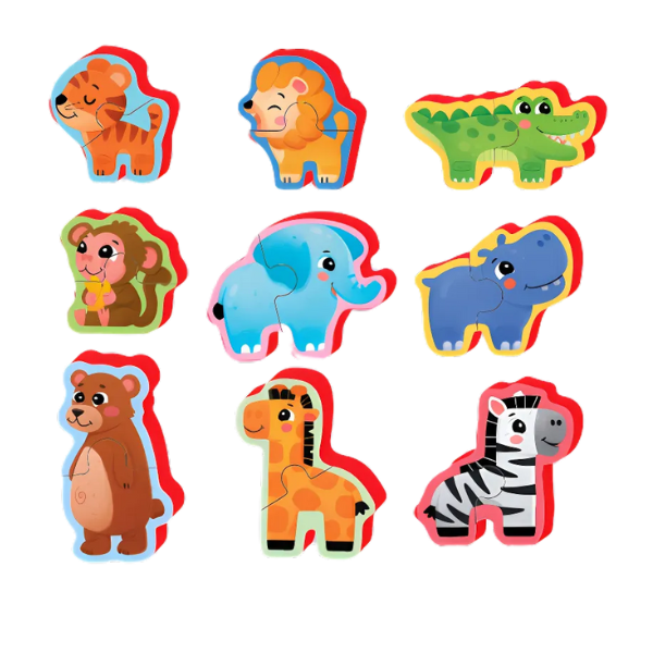 Puzzle - Safari, 18 elem.