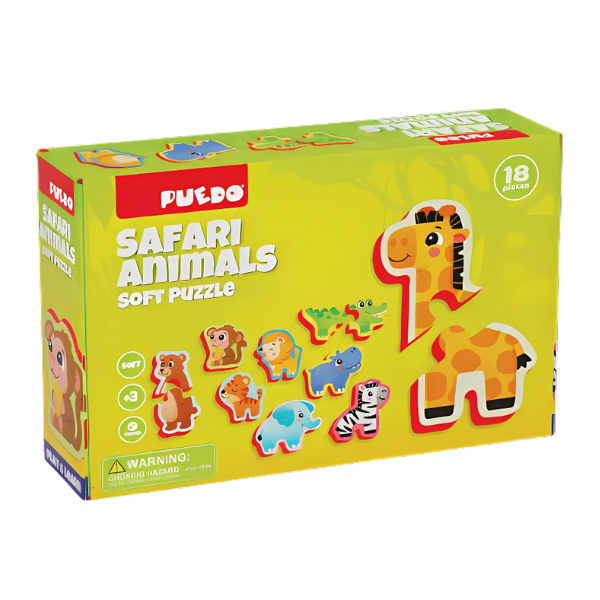 Puzzle - Safari, 18 elem.