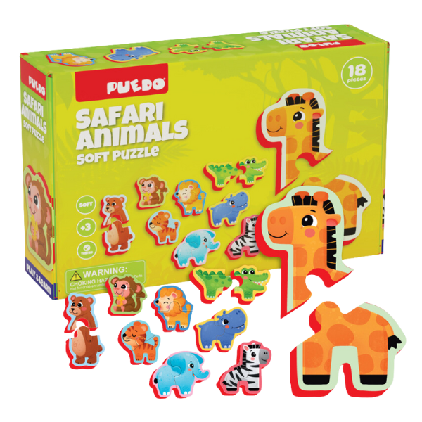 Puzzle - Safari, 18 elem.