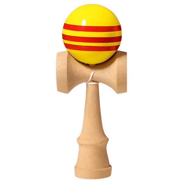 Joc de îndemânare Kendama, 18 x 6 x 7 cm, 3 modele