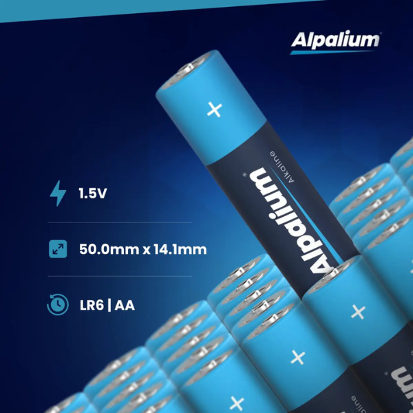 Батарейки щелочные Alpalium, тип AA (LR6), блистер 4 шт.