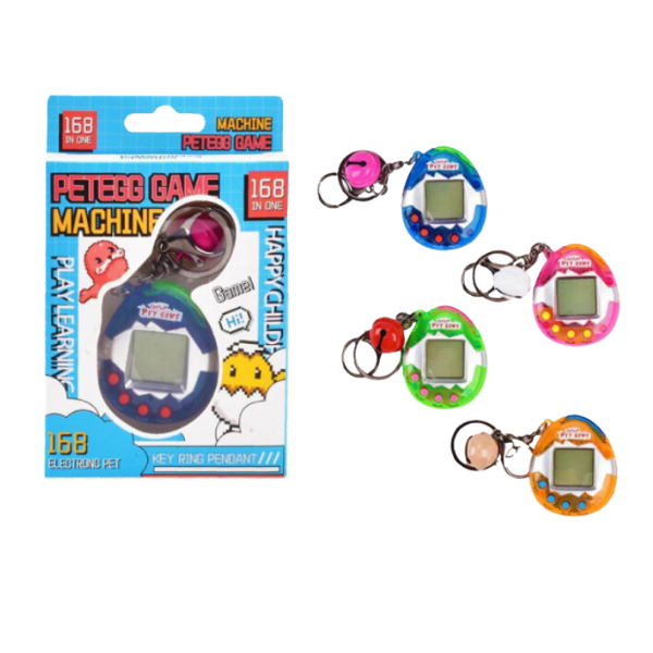 Breloc pentru chei Tamagotchi, rotund (as.).