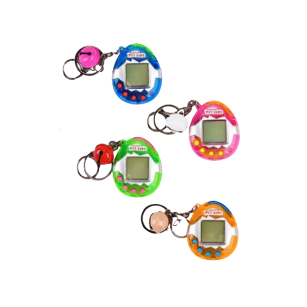Breloc pentru chei Tamagotchi, rotund (as.).