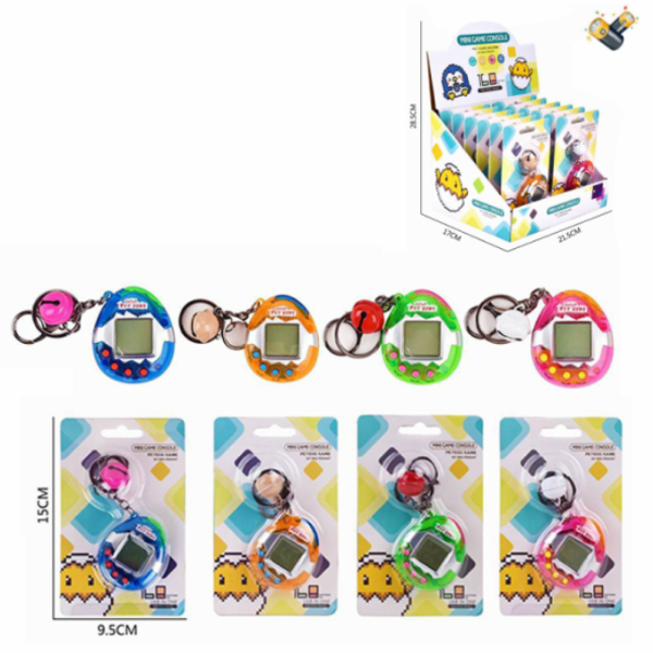 Breloc pentru chei Tamagotchi, rotund (as.).