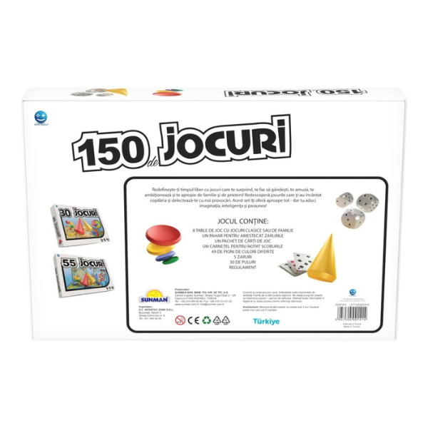 Joc de societate "150 în 1", ro.