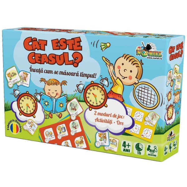 Joc educativ ”Cât este ceasul?”, (ro)