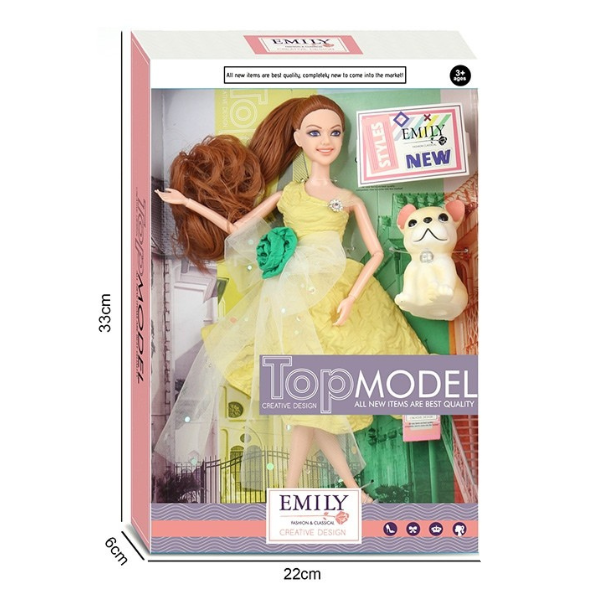 Кукла Эмили "Top Model" с питомцем и аксессуарами
