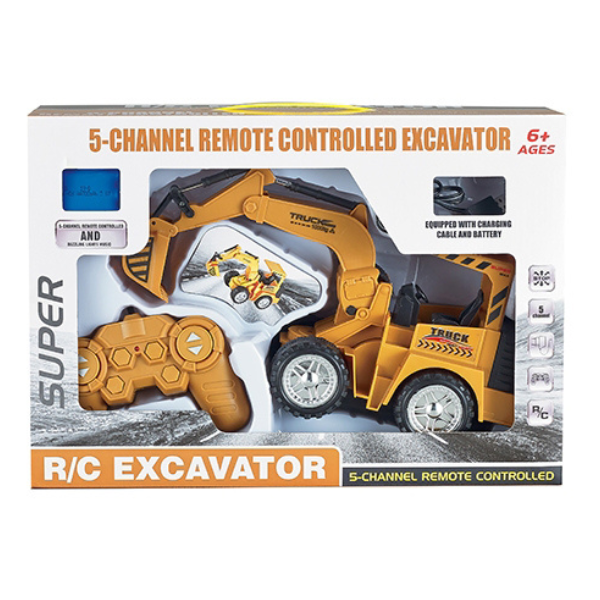 Excavator cu telecomandă