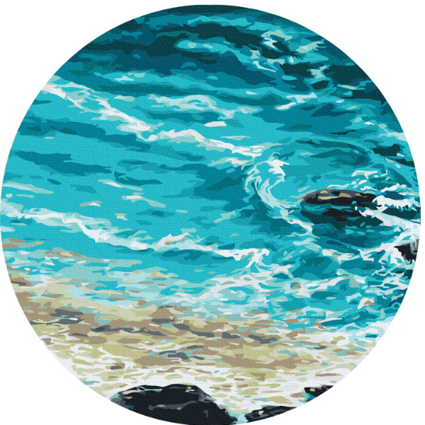 Pictură pe numere D 30 сm (fără cutie) – Ocean