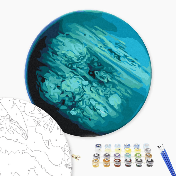 Pictură pe numere D 30 сm (fără cutie) – Uranus